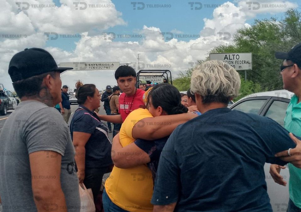 Las víctimas fueron trasladados a Tamaulipas.| Especial