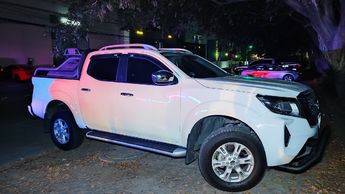 Camioneta de la familia a la que intentaron asaltar / Especial