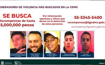Las personas más buscadas de Ciudad de México / Captura.