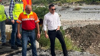 Colosio en obras de Morones Prieto. / Susana Paredes