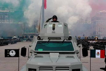 Arranque del Desfile Militar