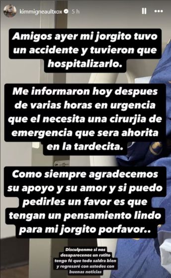 La novia de Sonrix, dio detalles de su estado de salud