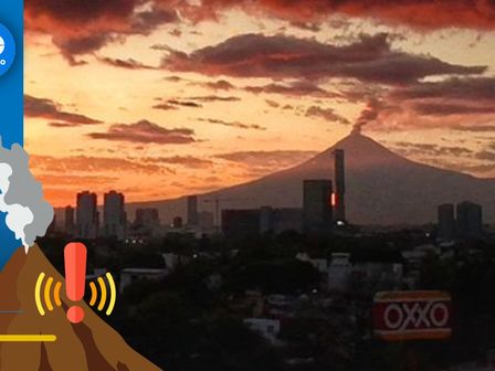 El semáforo de alerta volcánica del Popocatépetl está en Amarillo Fase 2 HOY 18 de diciembre de 2024 / Andrés Lobato