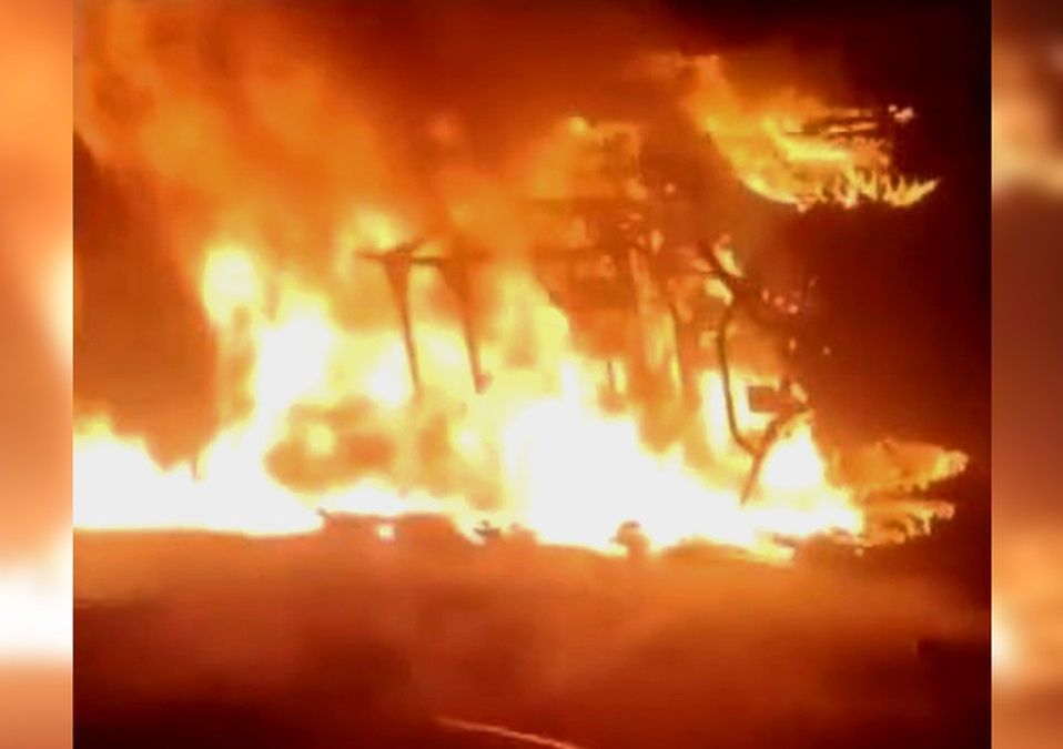 El accidente del razer ocurrió sobre el Circuito Interior Juan Pablo II en Tepatitlán | Cortesía NotiFace