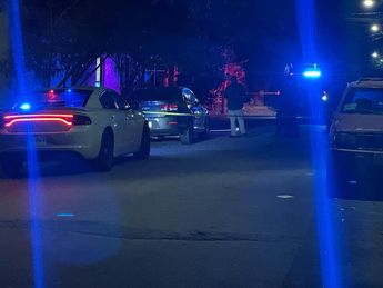 La Policía de Guadalupe resguardó el área tras la agresión a balazos. | Leyda Estrada