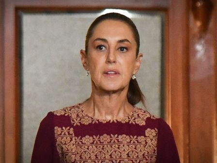 La presidenta Claudia Sheinbaum presenta su Segundo Informe de Gobierno en Palacio Nacional.