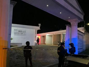 El Motel Eros ubicado en el municipio de Oluta, Veracruz, fue acordonado tras el asesinato de Luis Miguel Sánchez / Fluvio Martínez