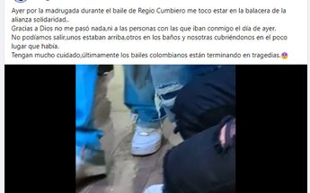 Baile colombiano acabó en tragedia en Monterrey | Cortesía
