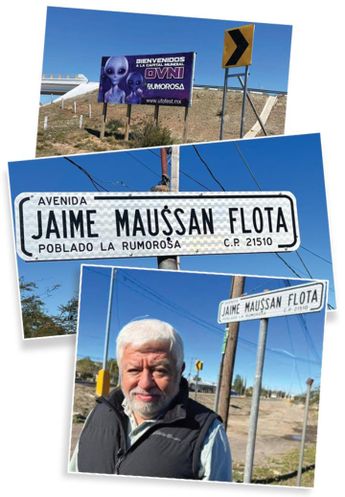 Jaime Maussan en La Rumorosa. | Especial