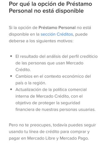Situaciones por las que no puedes obtener un préstamo en Mercado Libre / TELEDIARIO
