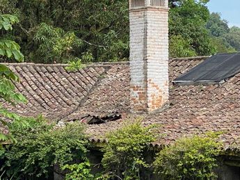 El rancho presenta daños por robos y vandalismo. / Especial