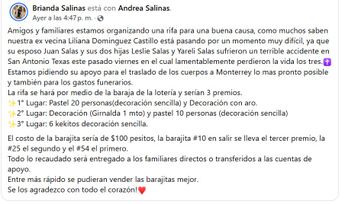 En redes se organizó una rifa en beneficio de la familia regia. | Especial