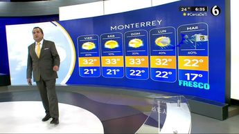 Pronóstico del tiempo para Monterrey, con Abimael Salas - 13 de octubre de 2022