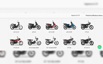Las motos tienen descuentos en la página oficial de Italika / Captura.