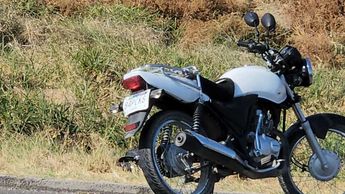 Esta es la motocicleta que le pertenecía a la víctima / Juan Carlos Munguía