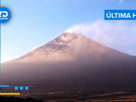 El semáforo de alerta volcánica del Popocatépetl está en Amarillo Fase 2 HOY 10 de abril 2025 / Andrés Lobato