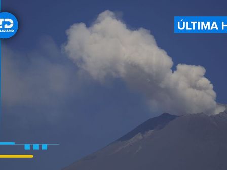 El semáforo de alerta volcánica del Popocatépetl está en Amarillo Fase 2 HOY 6 de abril 2025 / Andrés Lobato