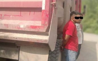 Los hombres detenidos fueron identificados como Erick de Jesús y Fabián, ambos de 34 años de edad. | Cortesía