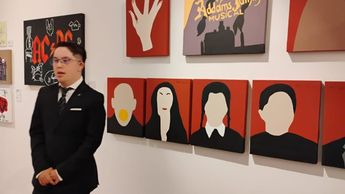 La exposición está compuesta por obras en lienzo y acrílico, es el resultado de una pasión que Maurizio cultivó desde los ocho años | Verónica López