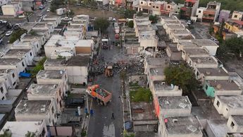 En la zona quedaron varias casas destruidas tras la explosión en Pesquería. | Jorge López