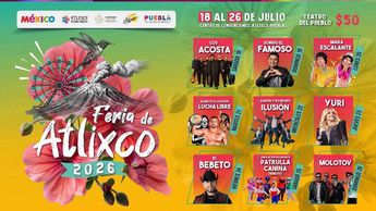 Más de 60 expositores locales te esperan con lo mejor de la gastronomía tradicional, plantas y artesanías / Facebook @Ayuntamiento de Atlixco