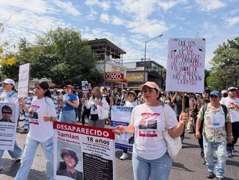 Madres buscadoras marchan en Guadalajara| Colectivo Luz de Esperanza