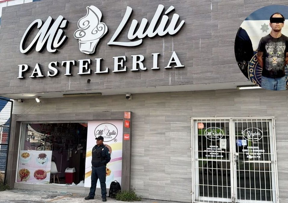 Autoridades detuvieron a un hombre de 36 años señalado por ingresar a una pastelería para robar.| Especial