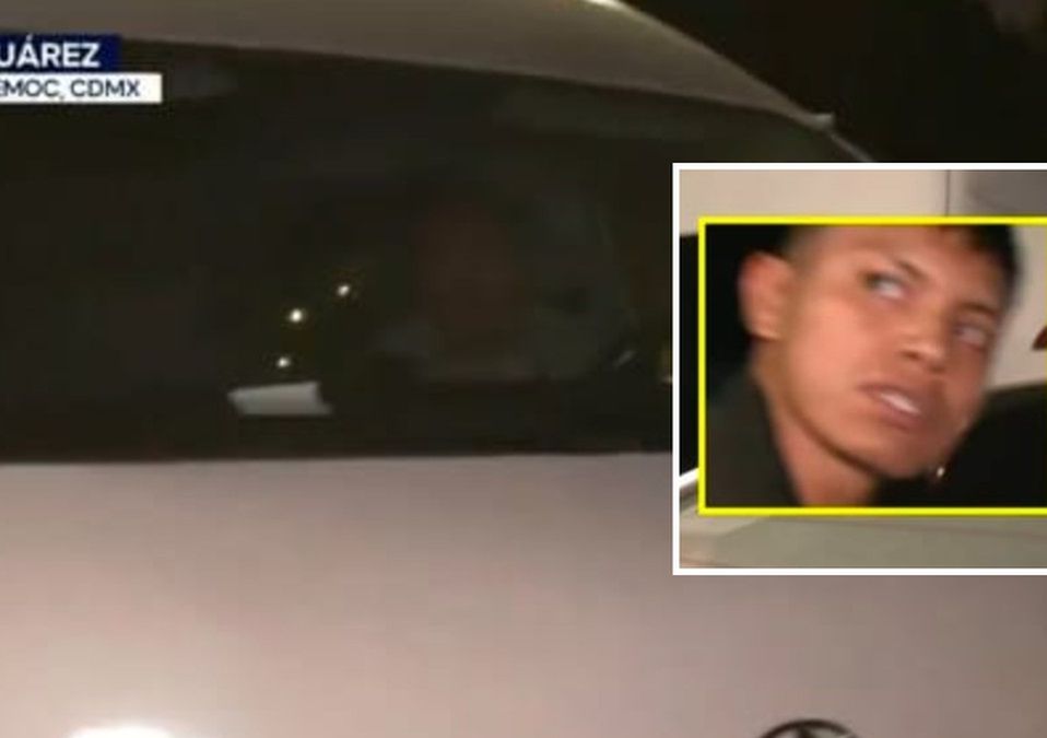 El presunto agresor insultó al reportero, en menos de un minuto, así como huyó rápidamente. / Telediario