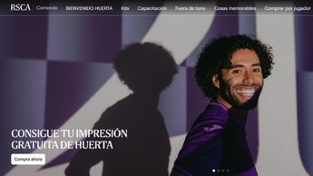 La playera del 'Chino' Huerta se encuentra disponible en la página web oficial del Anderlecht / Captura