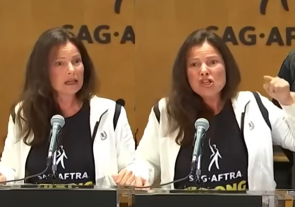 Fran Drescher brindó un discurso con el que anunció una huelga de actores en Hollywood.