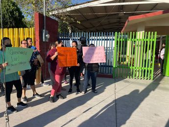 Ya son cinco meses con la problemática aquejando a alumnos del preescolar Pedro José García. | Víctor González Garza