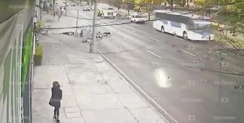 Ciclistas peregrinos fueron atropellados en calzada Tlalpan