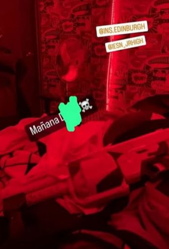 Publicación de Instagram que desató la alerta en el colegio y el despliegue de autoridades. | Cortesía