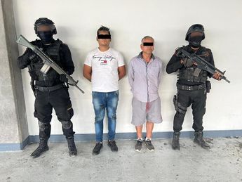 Francisco, de 25 años de edad y Miguel, de 50 años, fueron detenidos en Apodaca. | Cortesía