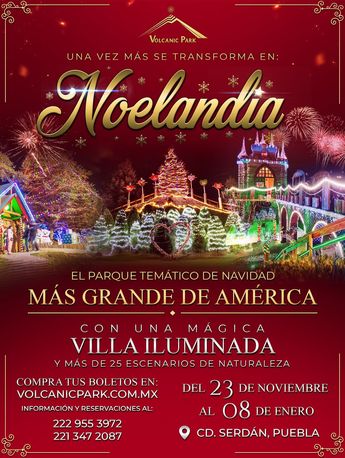La villa Iluminada de Volcanic Park promete ser una experiencia inolvidable para toda la familia / IG: @volcanicpark