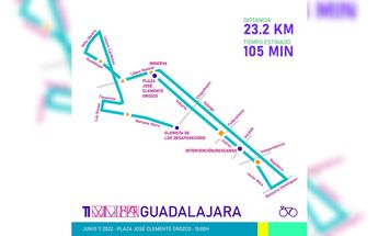Ruta de la World Naked Biked Ride Guadalajara / World Naked Bike Ride Guadalajara