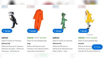 Disfraces en Monterrey precios 2024
