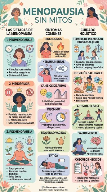 Experta explica los mitos de la menopausia y cómo llevar un proceso más tranquilo.