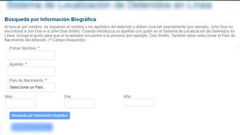 Búsqueda por datos biográficos.| ICE