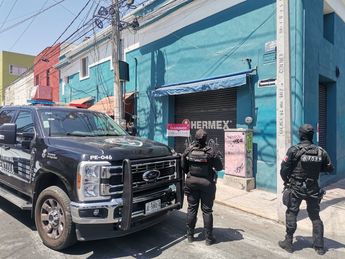 Autoridades federales y estatales intervinieron negocio ilegal en el Centro Histórico