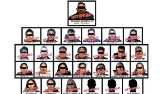Entre los detenidos se encuentran 10 mujeres, presuntas integrantes de 'Los Alfas' | SSEM