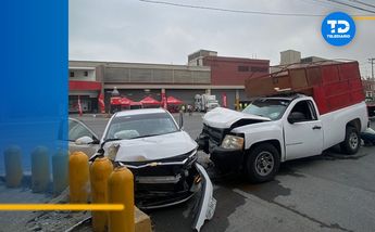 Choque hoy lunes 6 de mayo en Monterrey