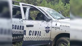 Los oficiales de la Guardia Civil de Michoacán fueron emboscados en la localidad de La Mojonera | Elizabeth Guzmán