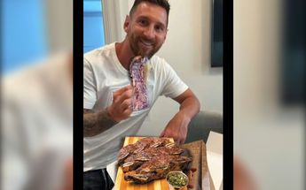 Messi comiendo carne asada | Especial