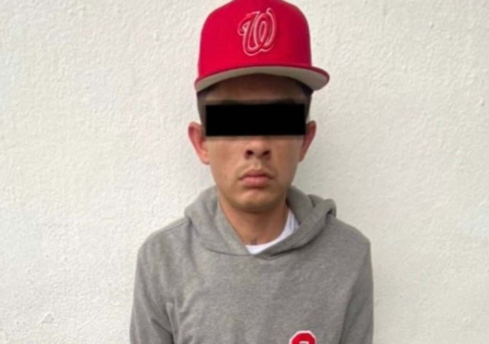 Alfonso David R de 27 años fue detenido por la Policía de Guadalupe. | Cortesía