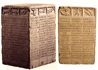 Calendario romano / romainfinita.com
