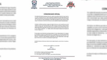 José Maiz anuncia su renuncia como Director Nacional de Ligas Pequeñas. / Cortesía