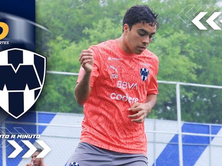 Iker Fimbres en el entrenamiento del jueves 27 de marzo