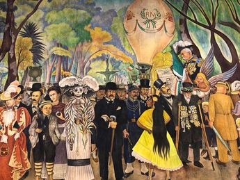 Sueño de una tarde dominical en la Alameda Central, de Diego Rivera / INBA.