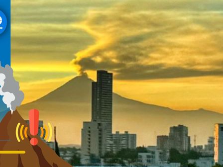 El semáforo de alerta volcánica del Popocatépetl está en Amarillo Fase 2 HOY 18 de noviembre de 2024 / Andrés Lobato